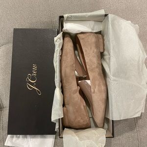 J crew suede loafers